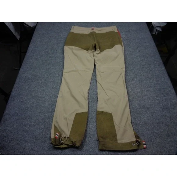 Amundsen Field Pants Mens Large Beige Button Fly Reinforce Knees Waxed Trousers